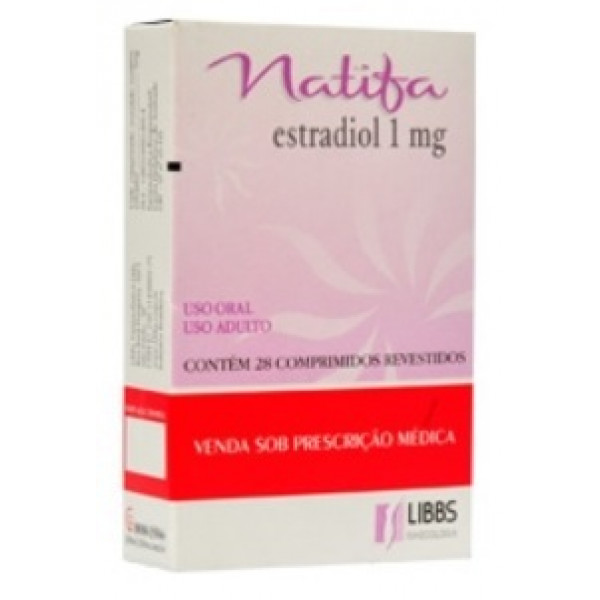 Natifa - Estradiol 1mg - 28 Cápsulas